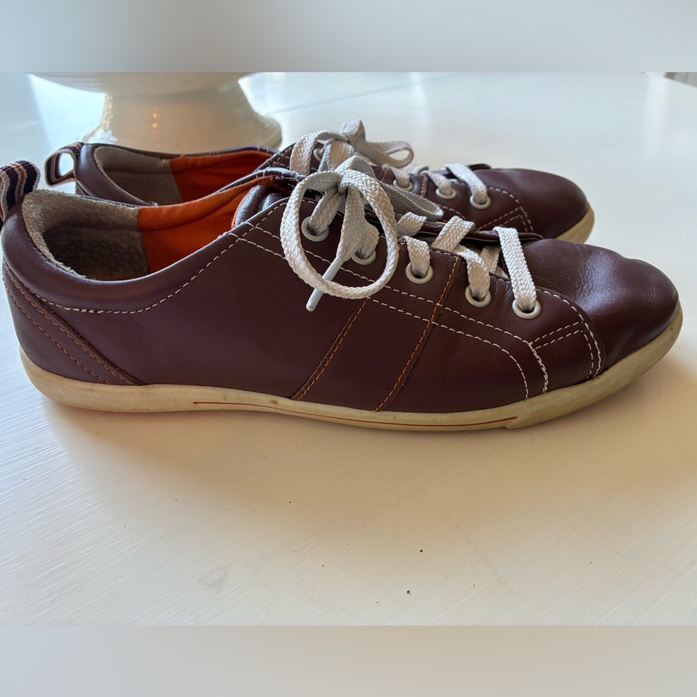 Lands' End Dressy Maroon Sneakers